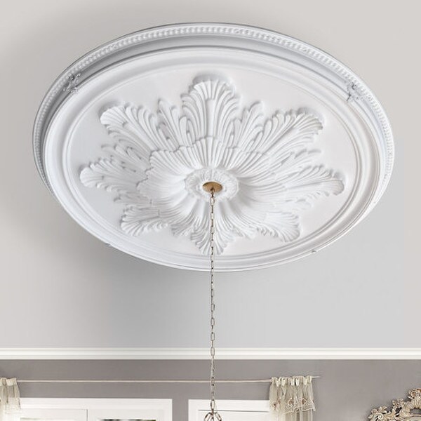 Elegant Square Dome Ceiling Medallion 64 Inch